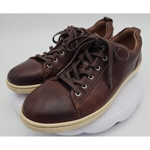 BORN Allegheny Brown Leather Lace Up Comfort Sneaker‎ Casual M/8  W/9.5-10 *EUC*